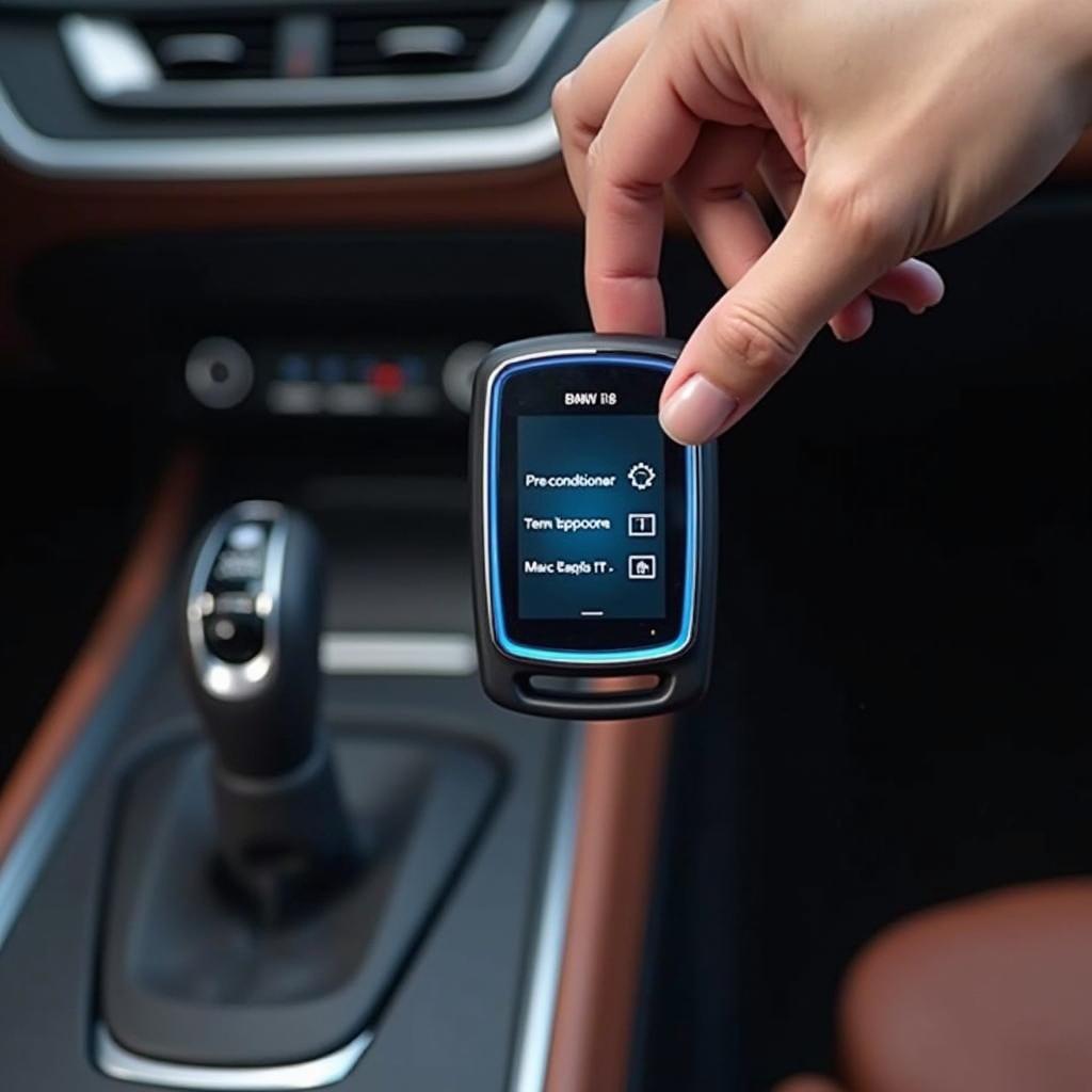 BMW i8 Key Fob Remote Pre-conditioning