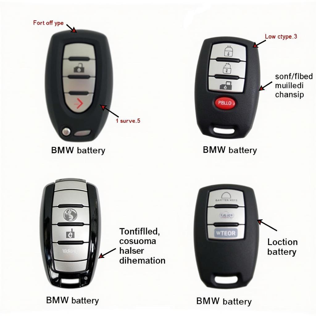 BMW Key Fob Battery Location Diagram