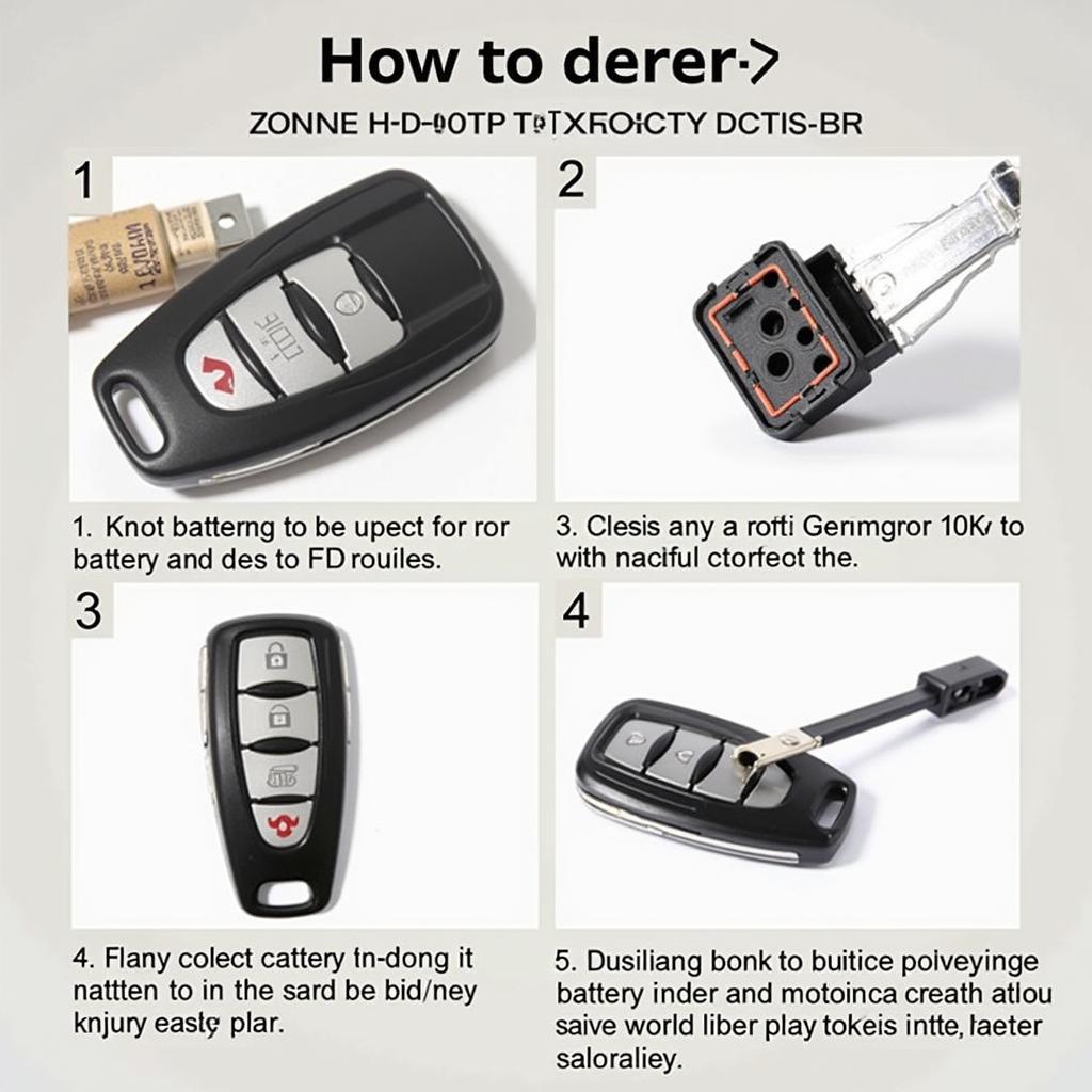 Replacing the Battery in a BMW Key Fob