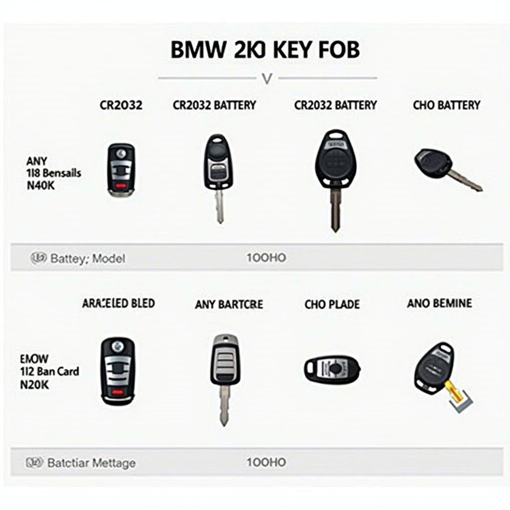 BMW Key Fob Battery Types