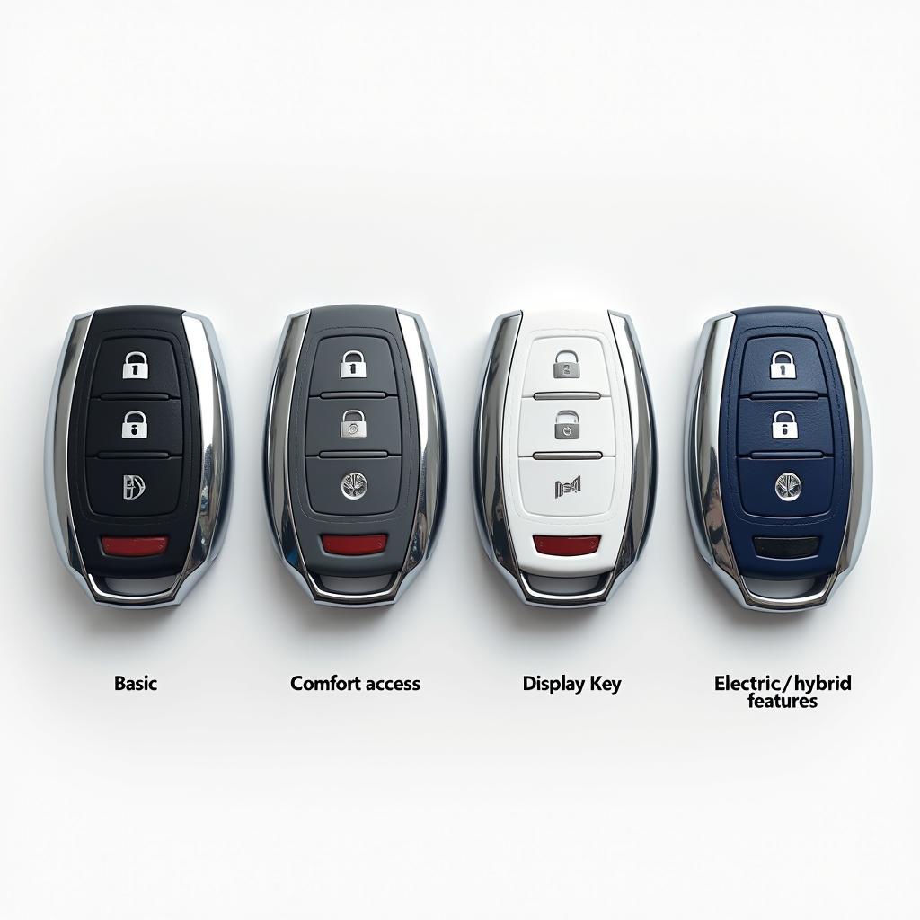 BMW Key Fob Colour Variations