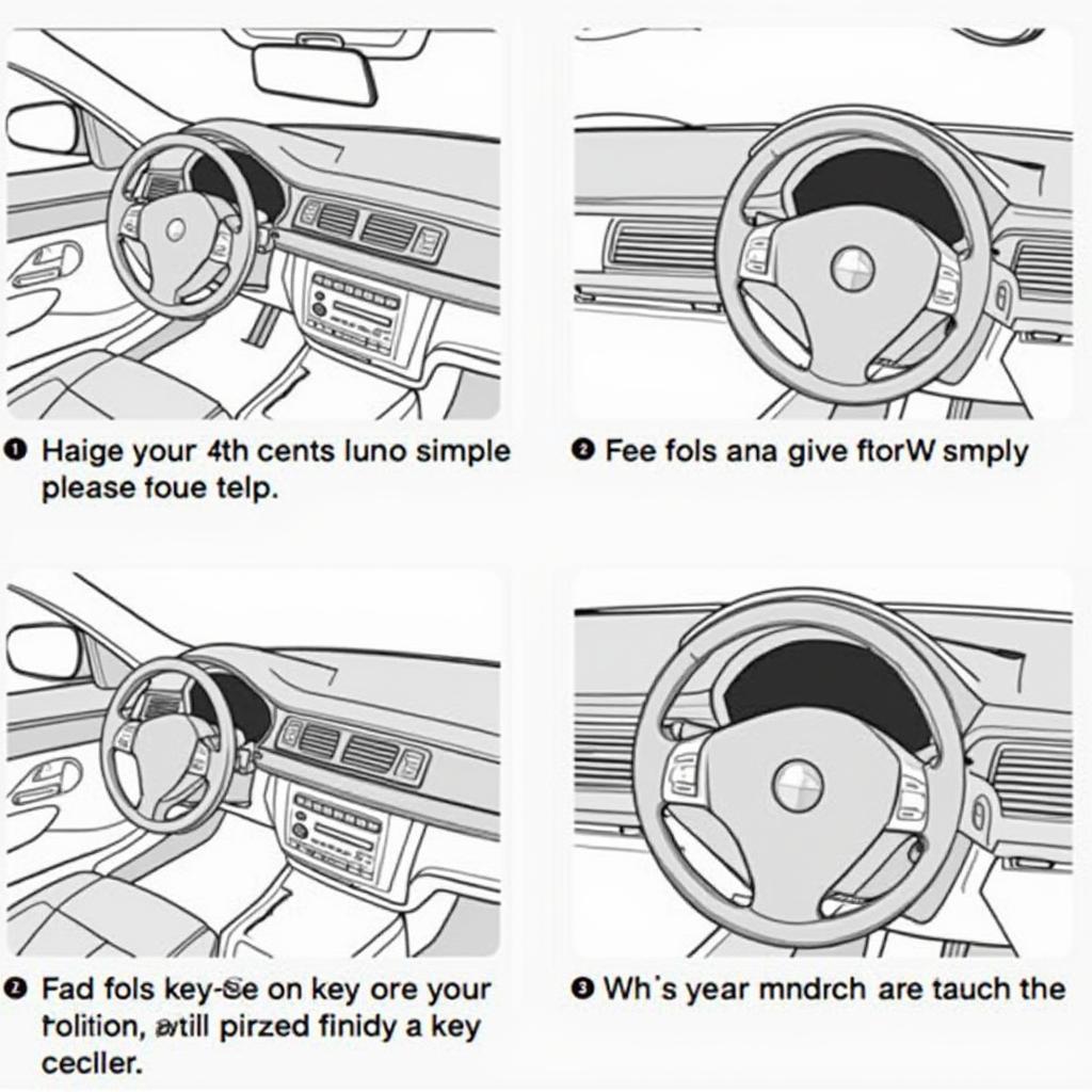 Locating the Comfort Access point on a BMW steering column