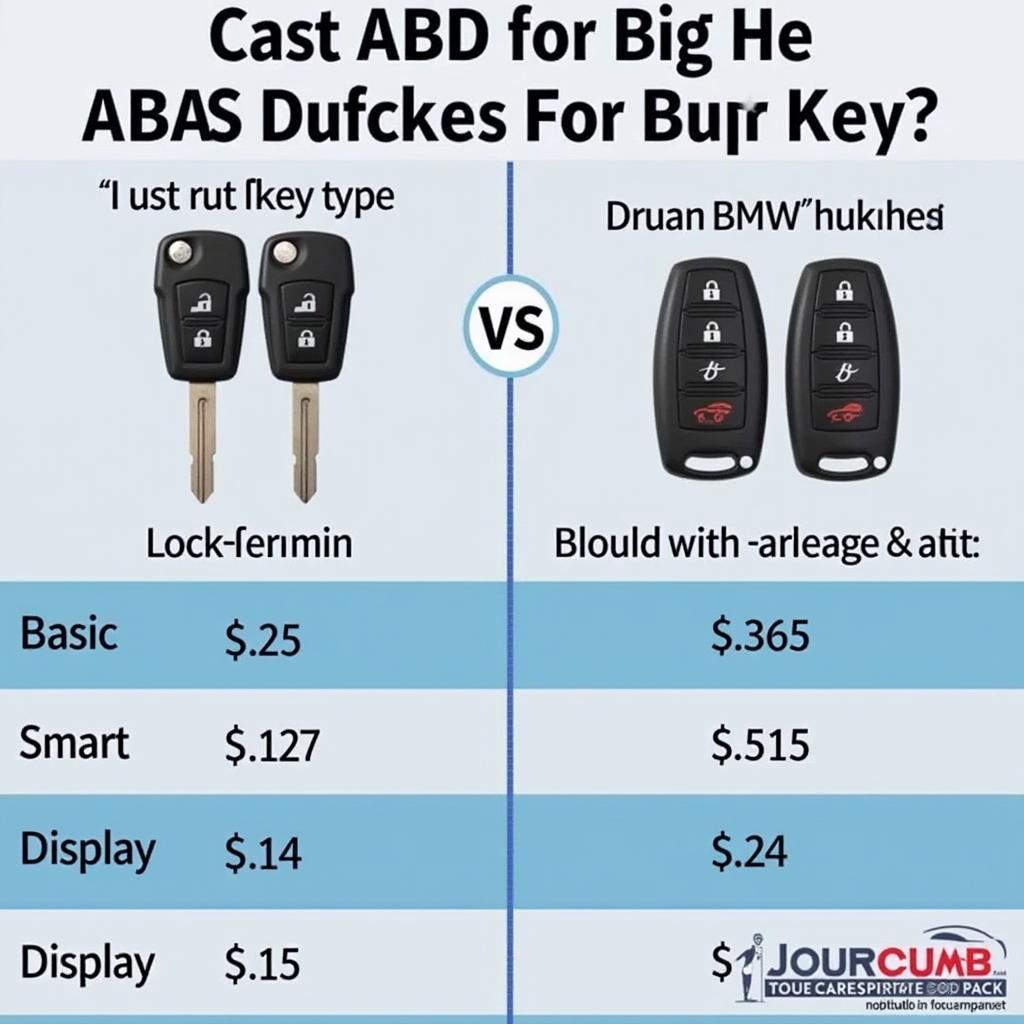 BMW Key Fob Duplication Cost Comparison