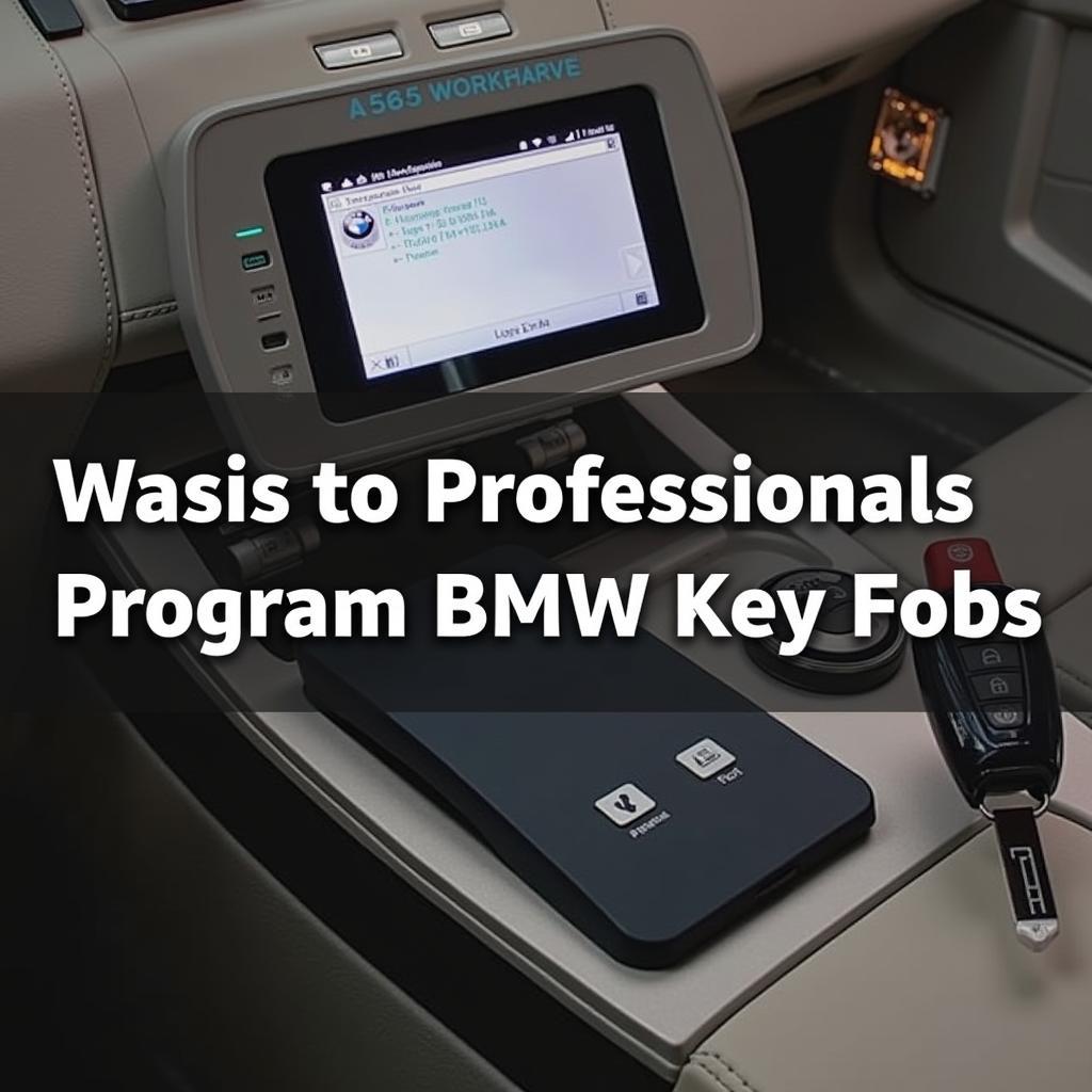 Professional diagnostic tools for BMW key fob programming