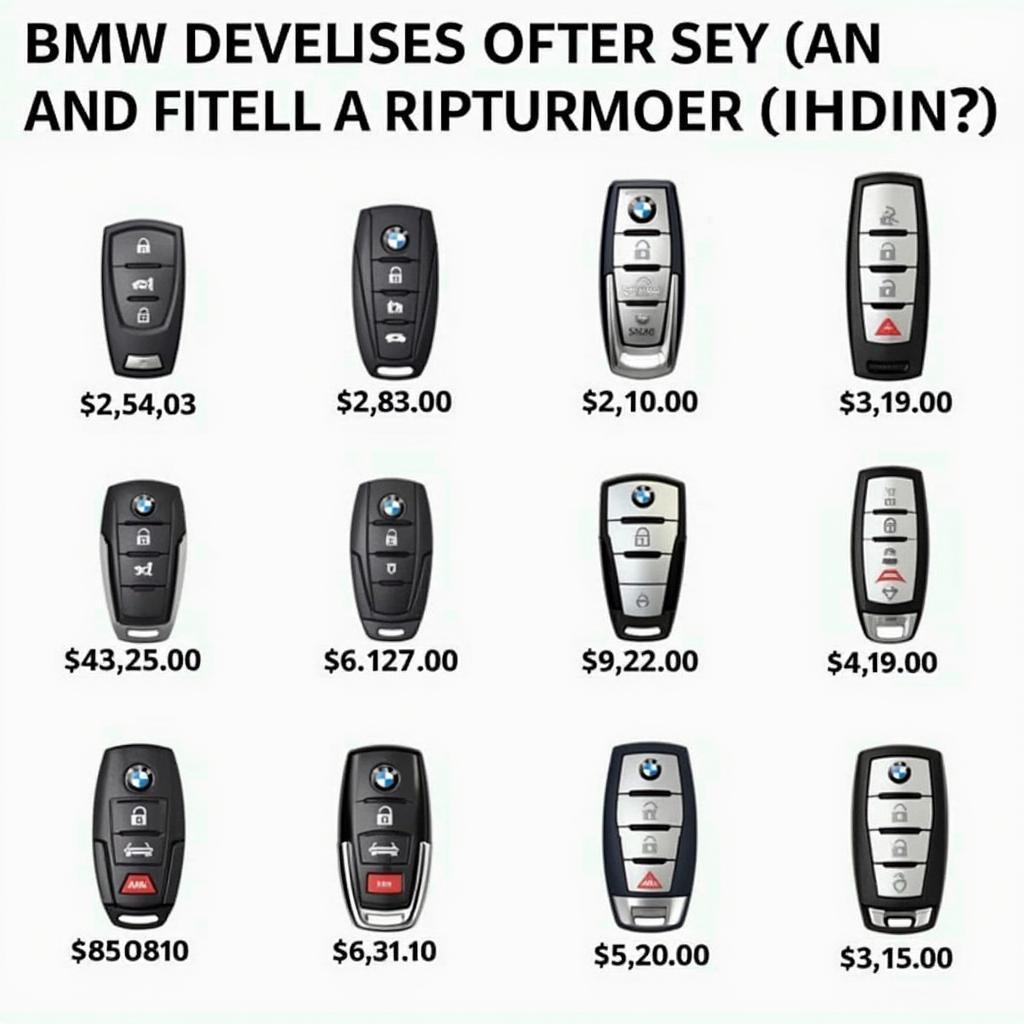 BMW Key Fob Replacement Cost