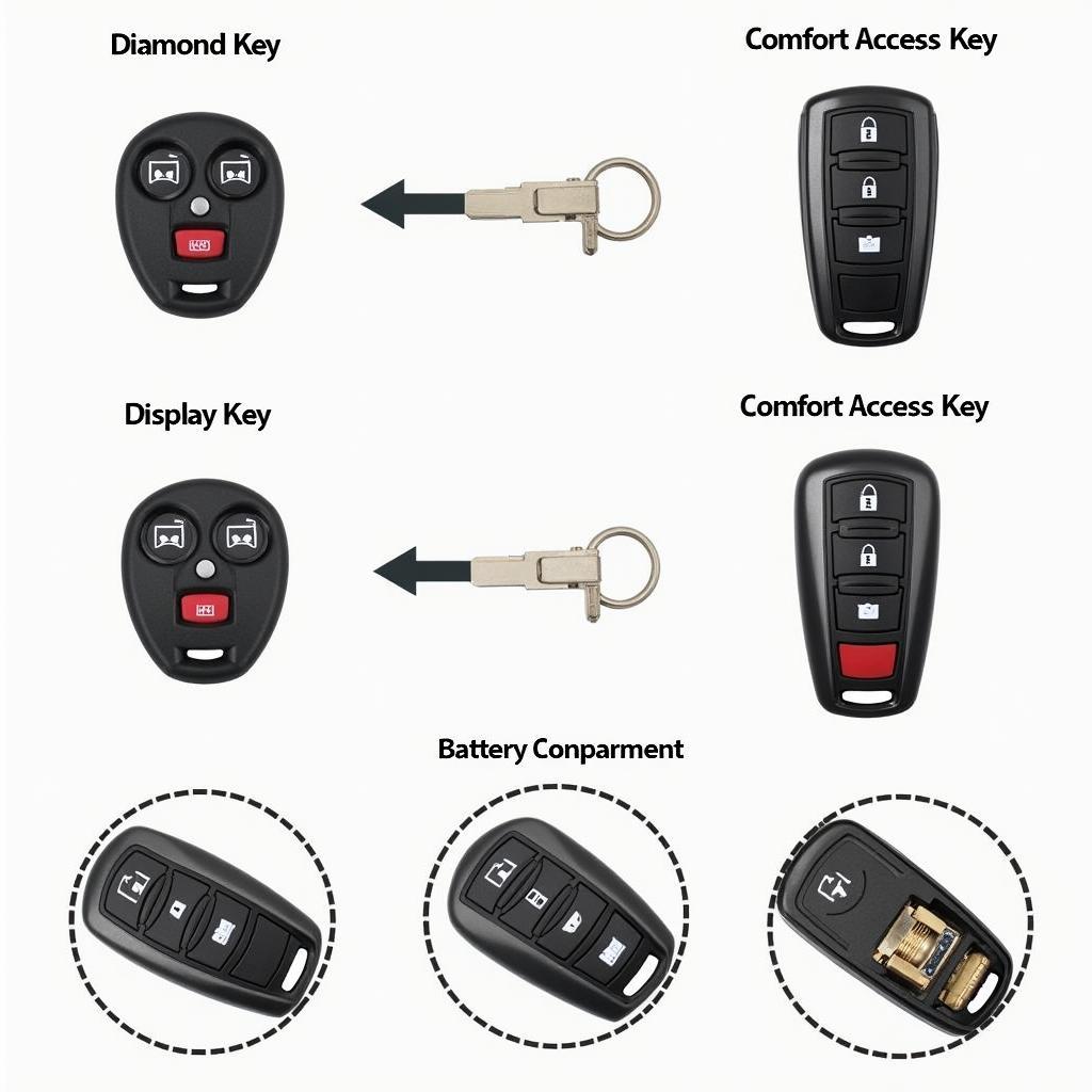 BMW Key Fob Types: Diamond, Display, and Comfort Access