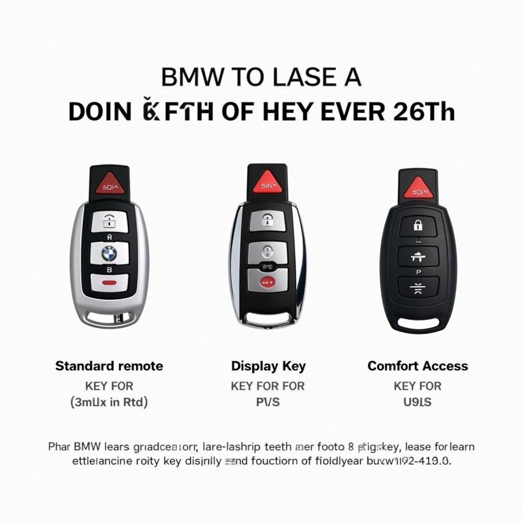 Types of BMW Key Fobs