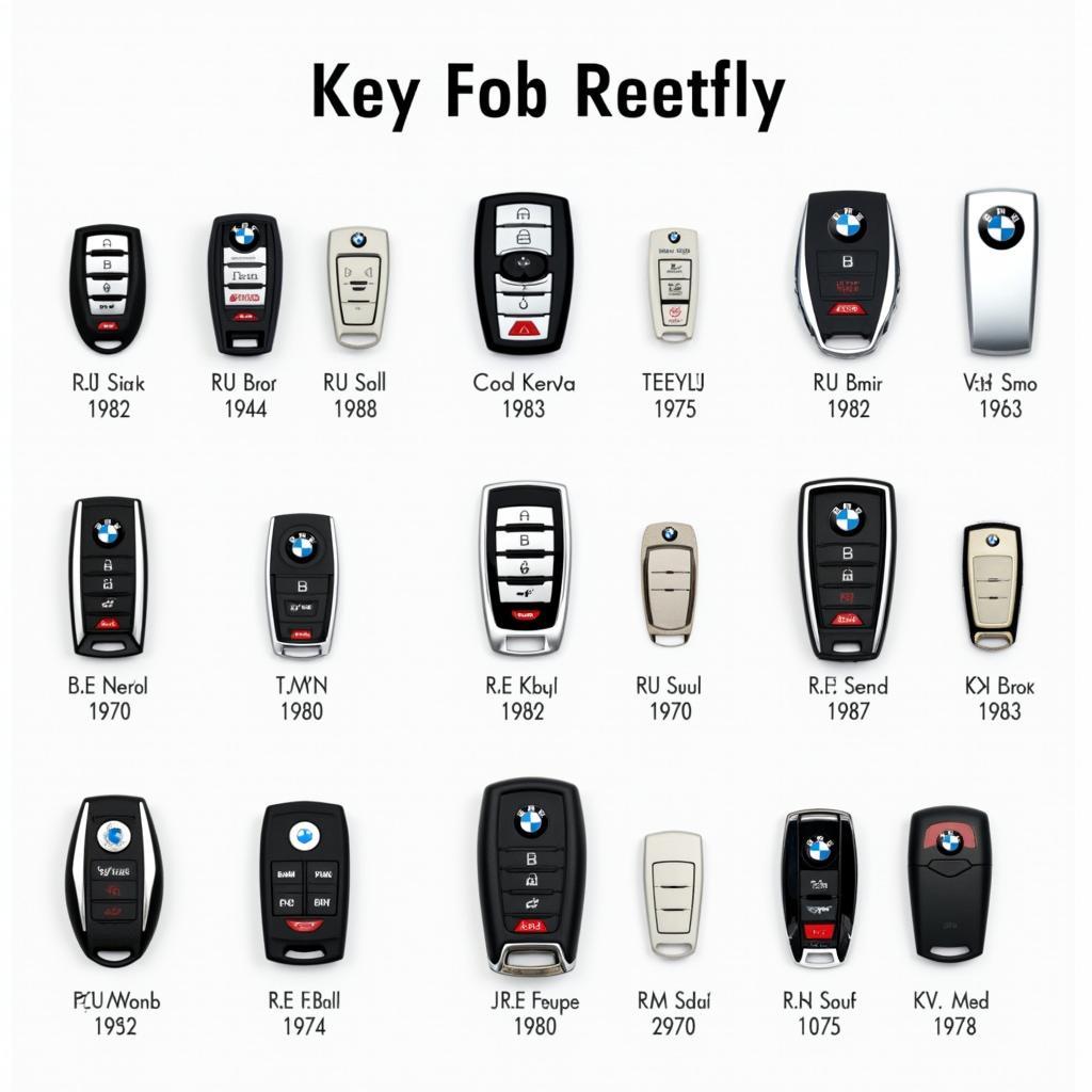 Different Types of BMW Key Fobs