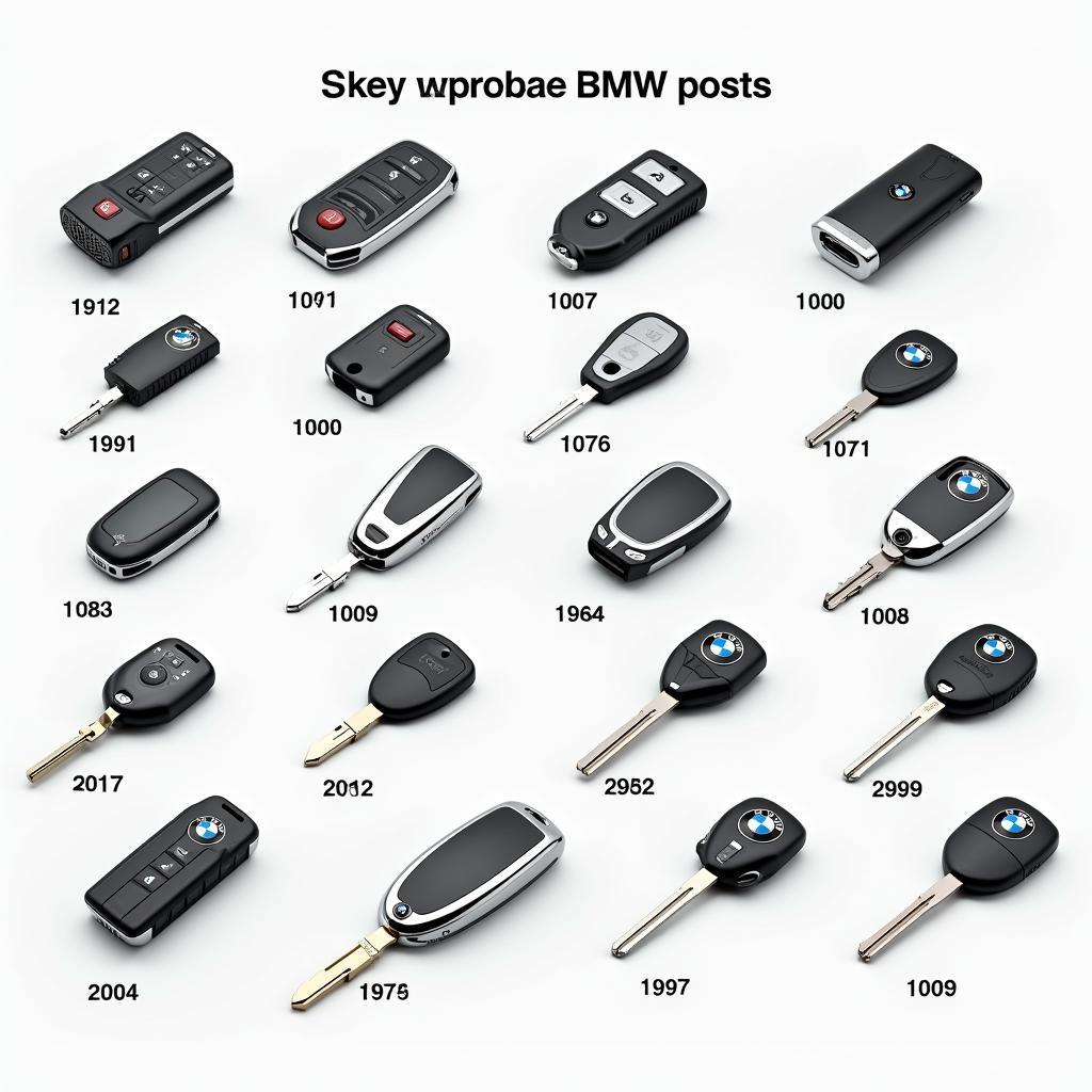 Different BMW Key Fob Types