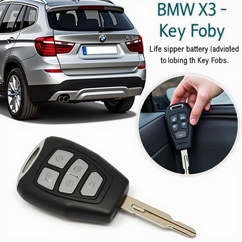 BMW X3 2013 Key Fob Working Perfectly