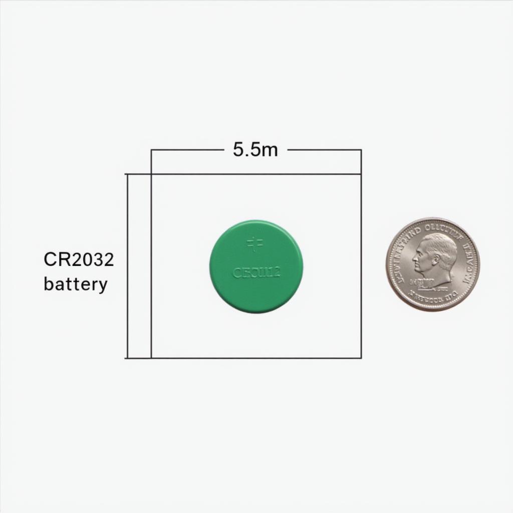 The type of battery used in a BMW X3 key fob