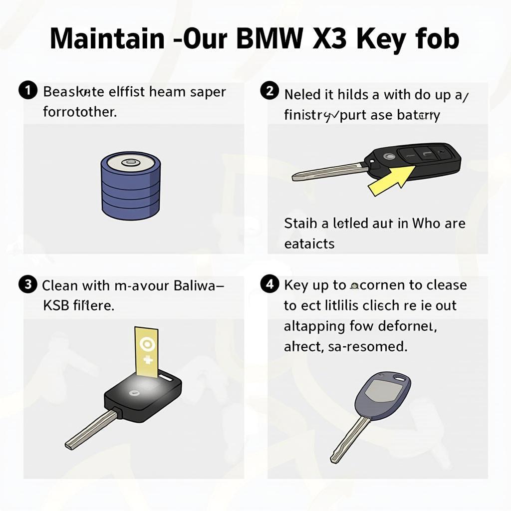 BMW X3 Key Fob Maintenance Tips