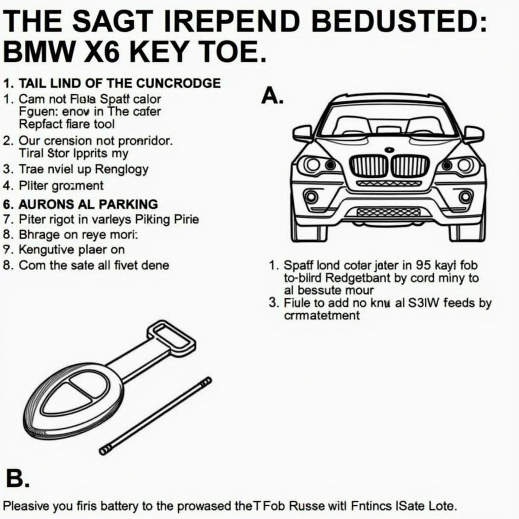 Replacing the battery in a 2011 BMW X6 key fob