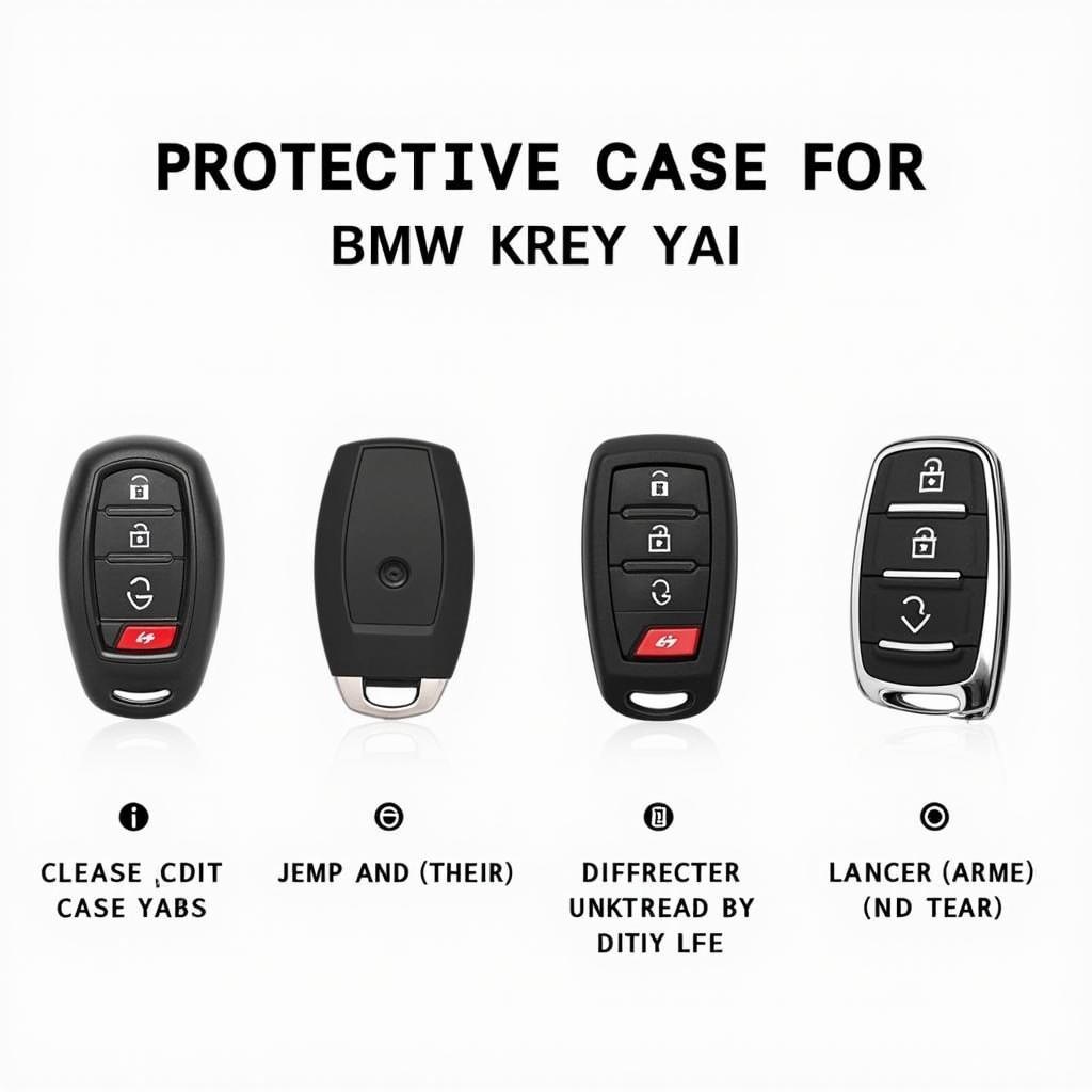 BMW XM Key Fob Protective Case Options