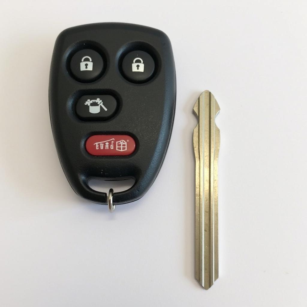 Broken Chevy Cruze Key Fob showing physical damage