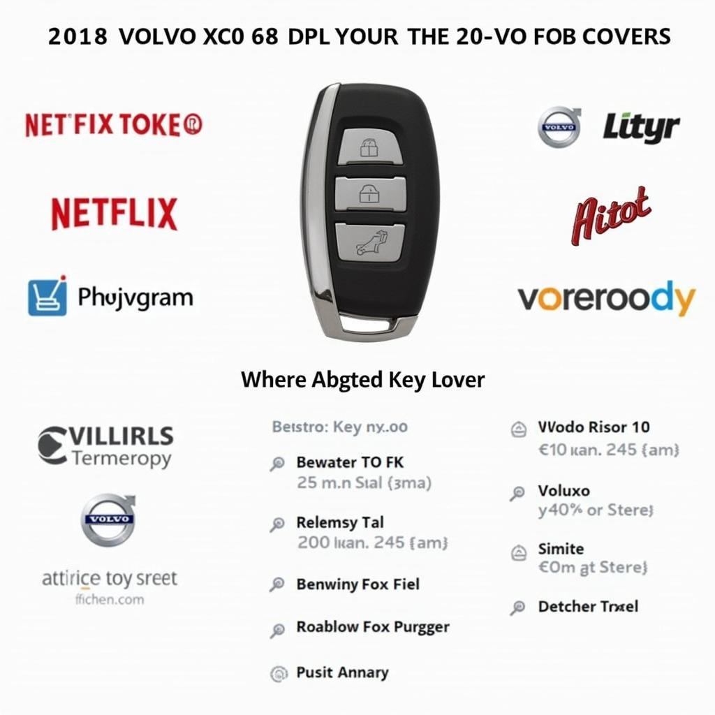 Buying 2018 Volvo XC60 Key Fob Covers Online