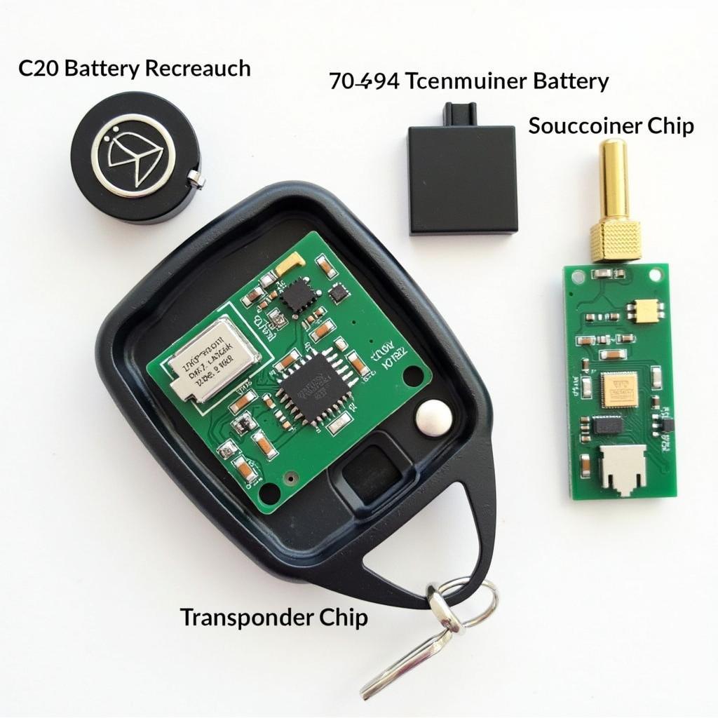 C240 Mercedes Key Fob Components Explored