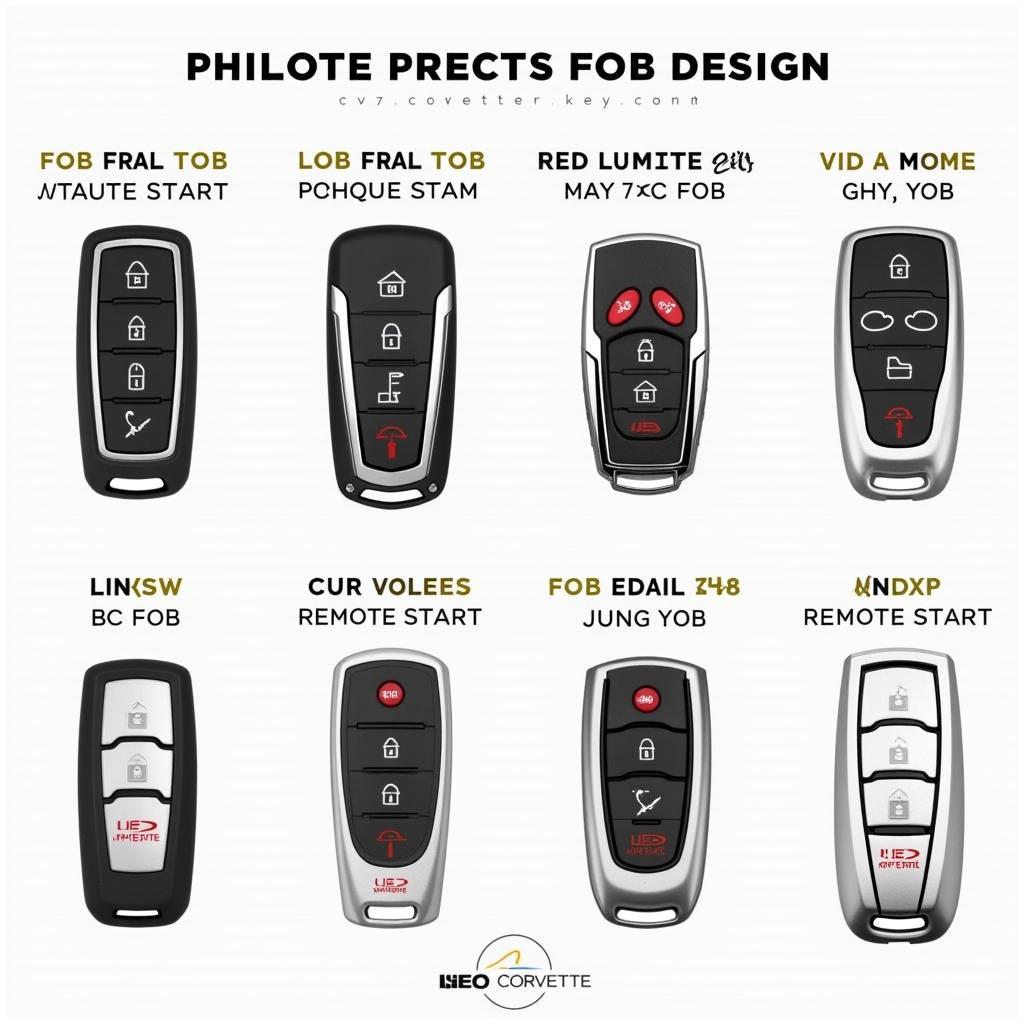 Different Types of C7 Corvette Key Fobs