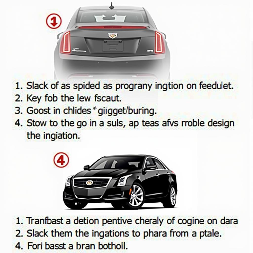 Cadillac ATS Key Fob Programming Steps