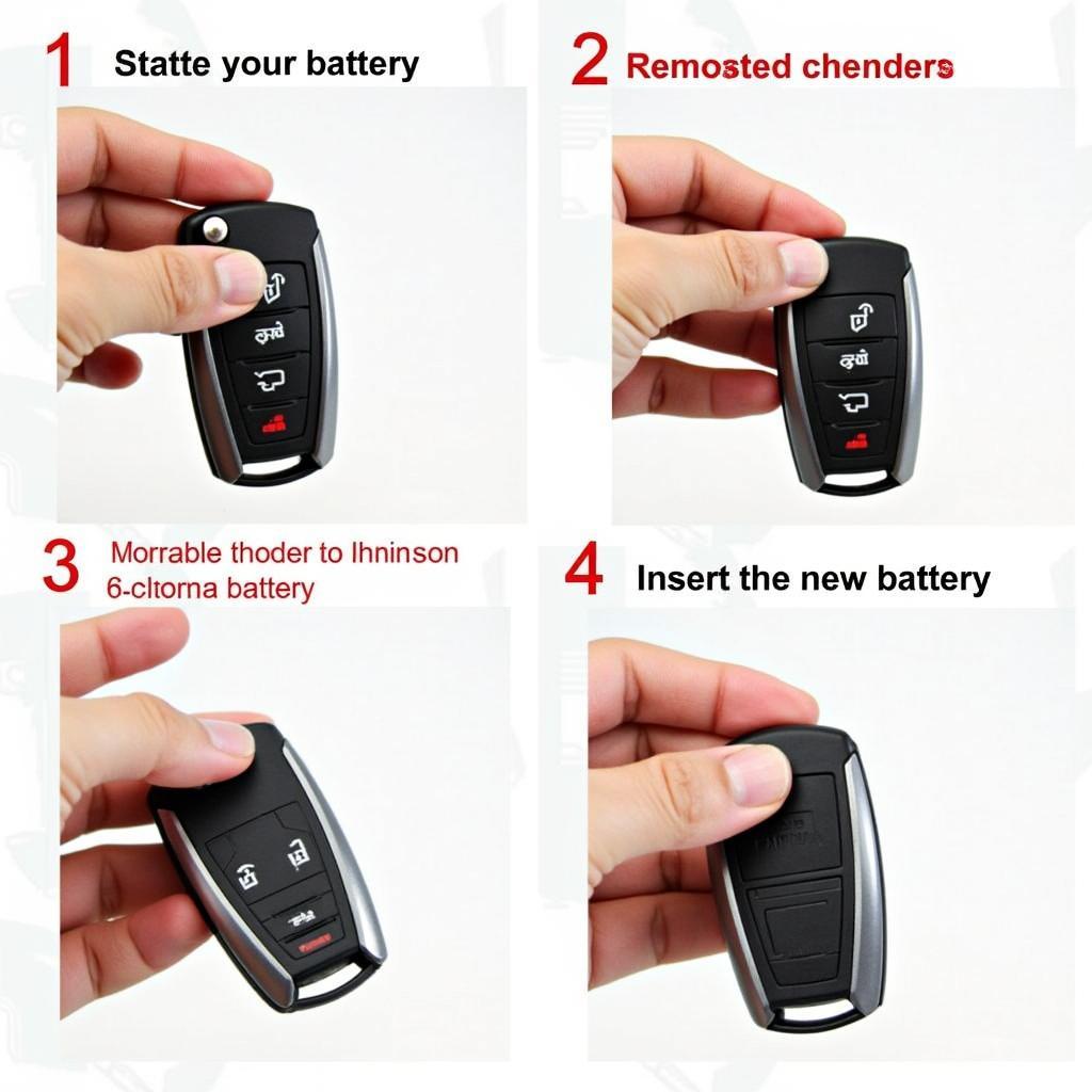 Cadillac CTS 2014 Key Fob Battery Replacement Steps