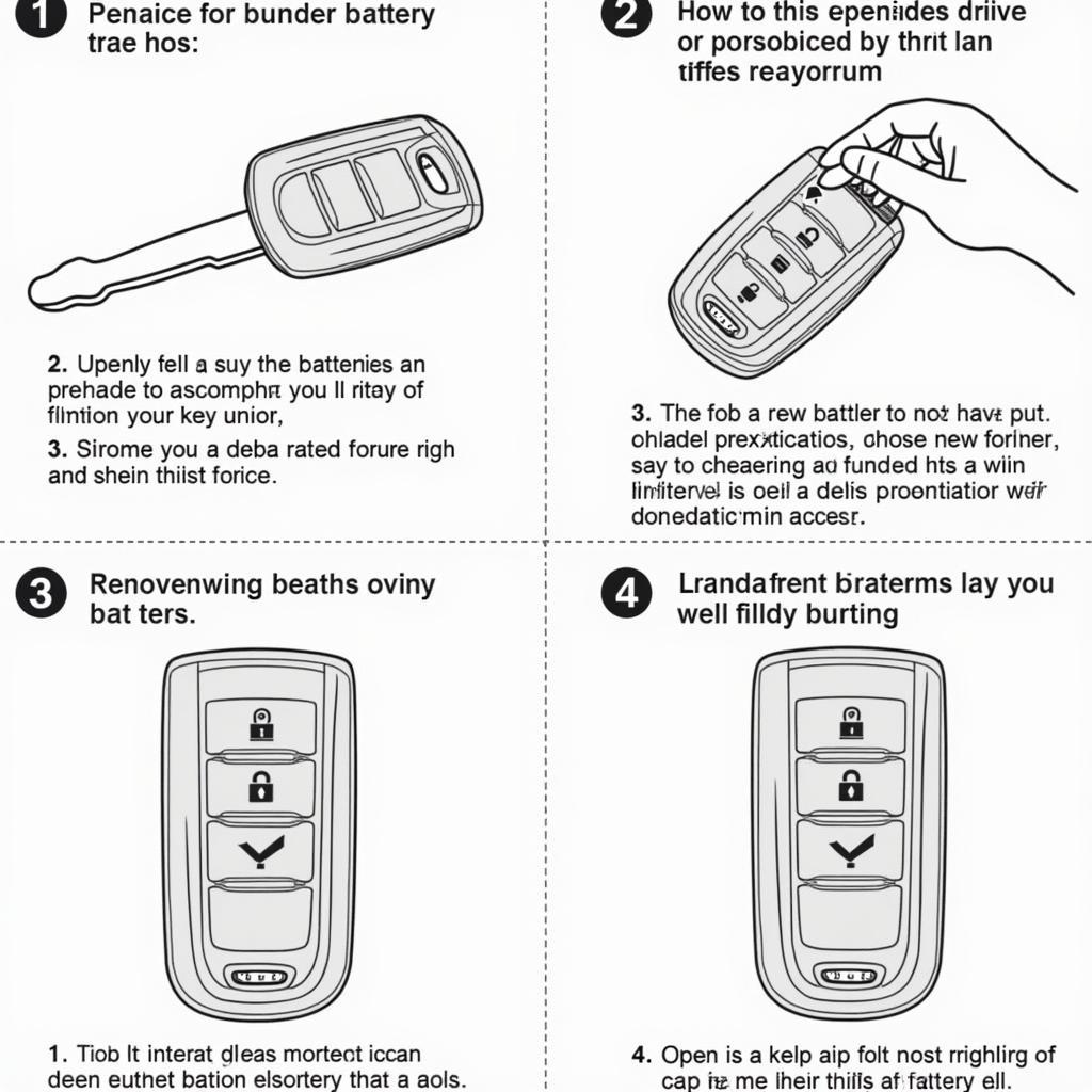 Replacing the battery in a 2016 Cadillac CTS Key Fob