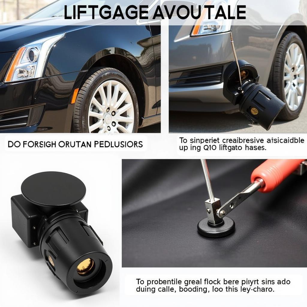 Replacing the liftgate actuator on a Cadillac CTS