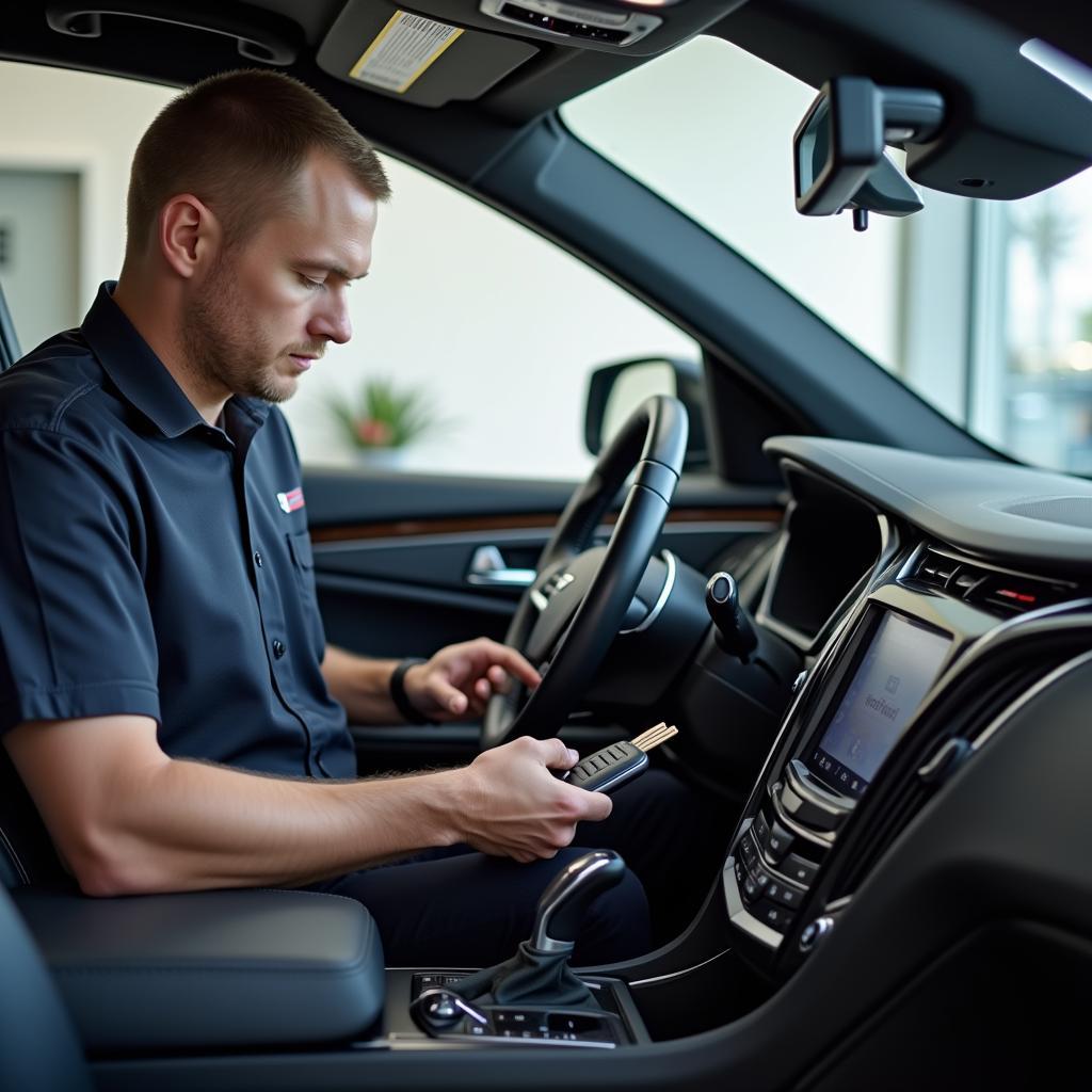 Cadillac Key Programming at a Dealership