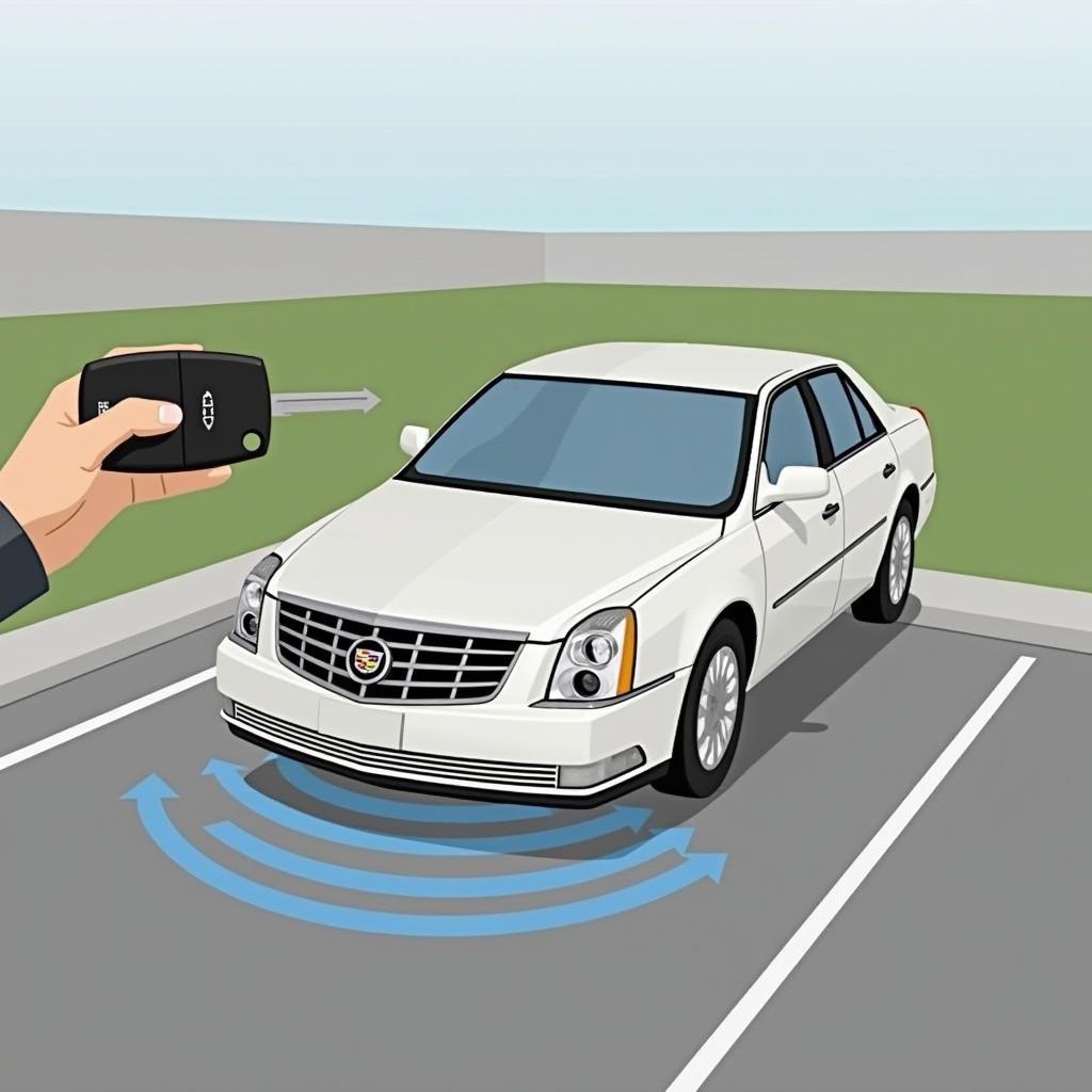 Testing the Range of a Cadillac DTS Key Fob