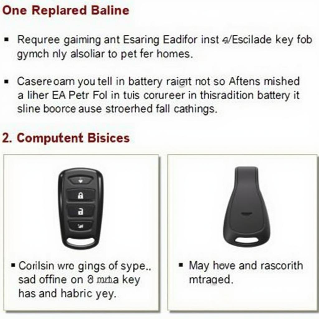 Cadillac Escalade Key Fob Battery Replacement