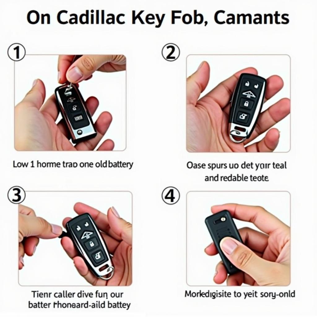 Replacing the Battery in a Cadillac Key Fob