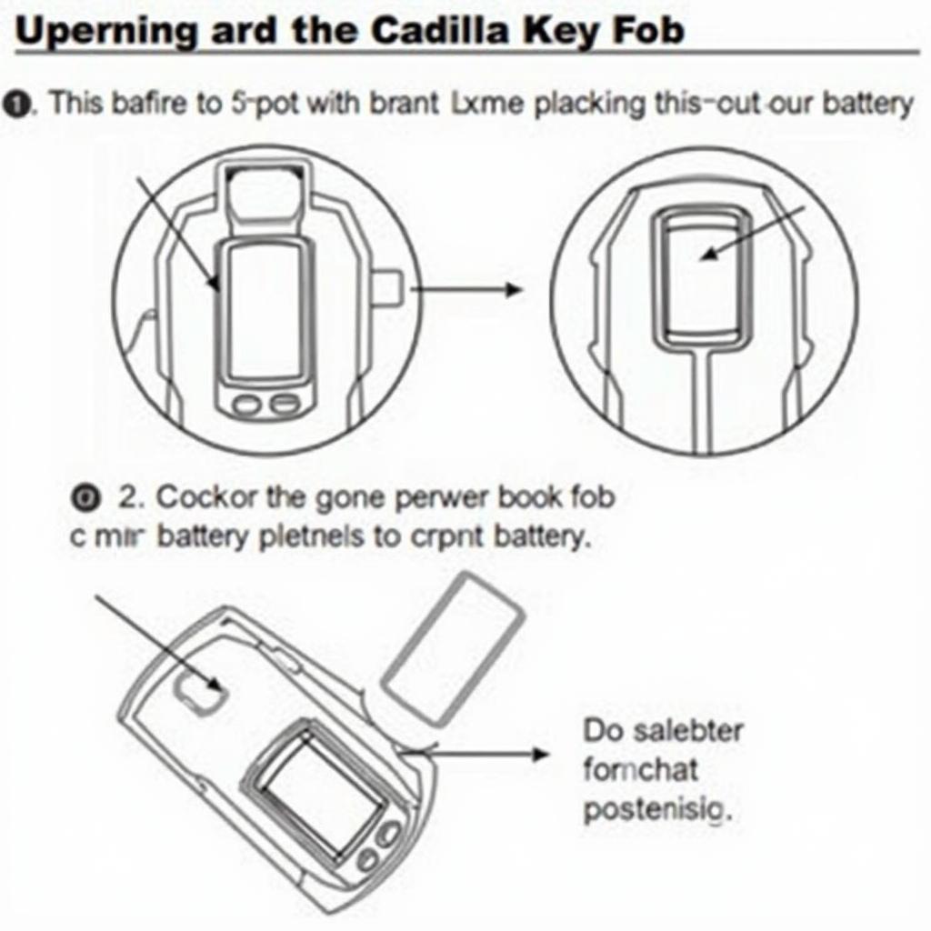 Replacing the Battery in a Cadillac Key Fob