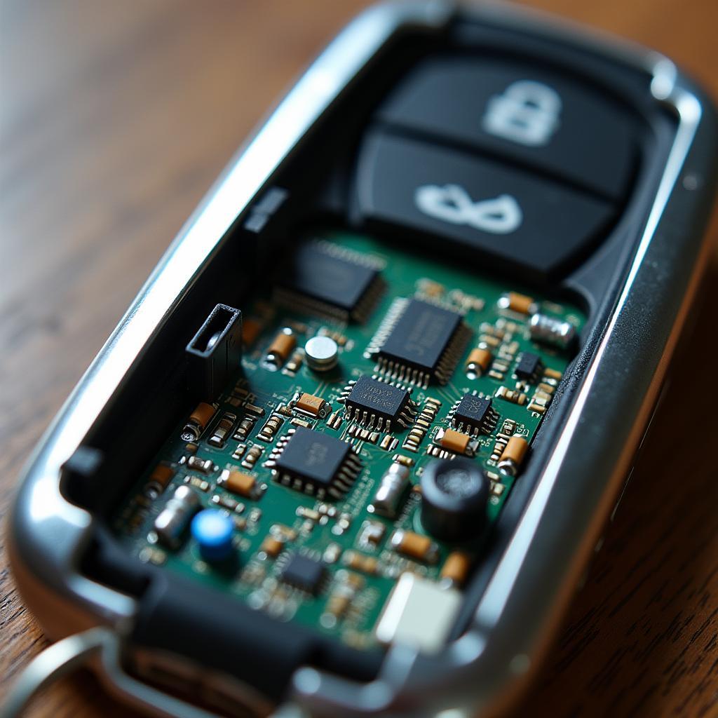 Inside a Cadillac Key Fob