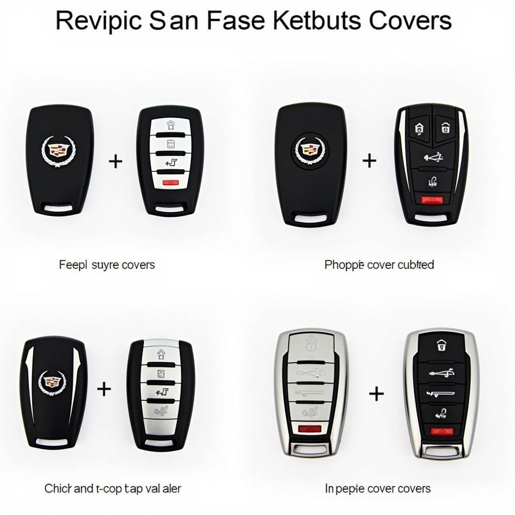 Cadillac Key Fob Covers for Different Models