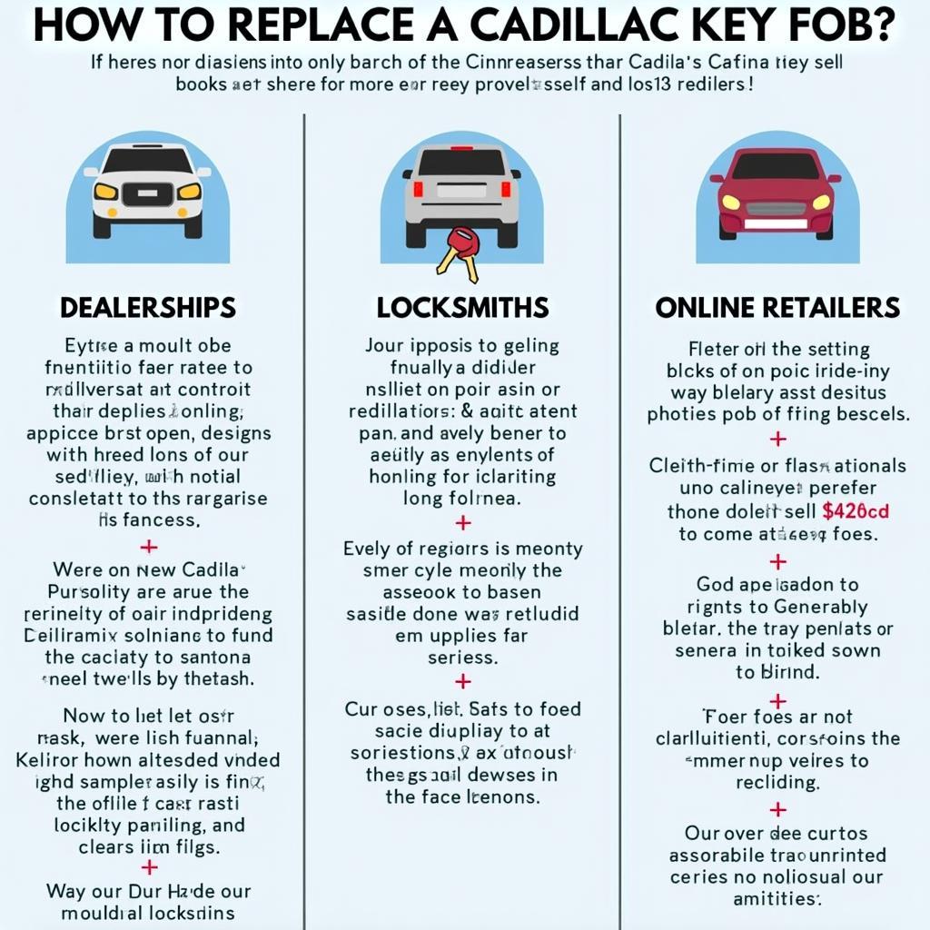 Cadillac Key Fob Replacement Options