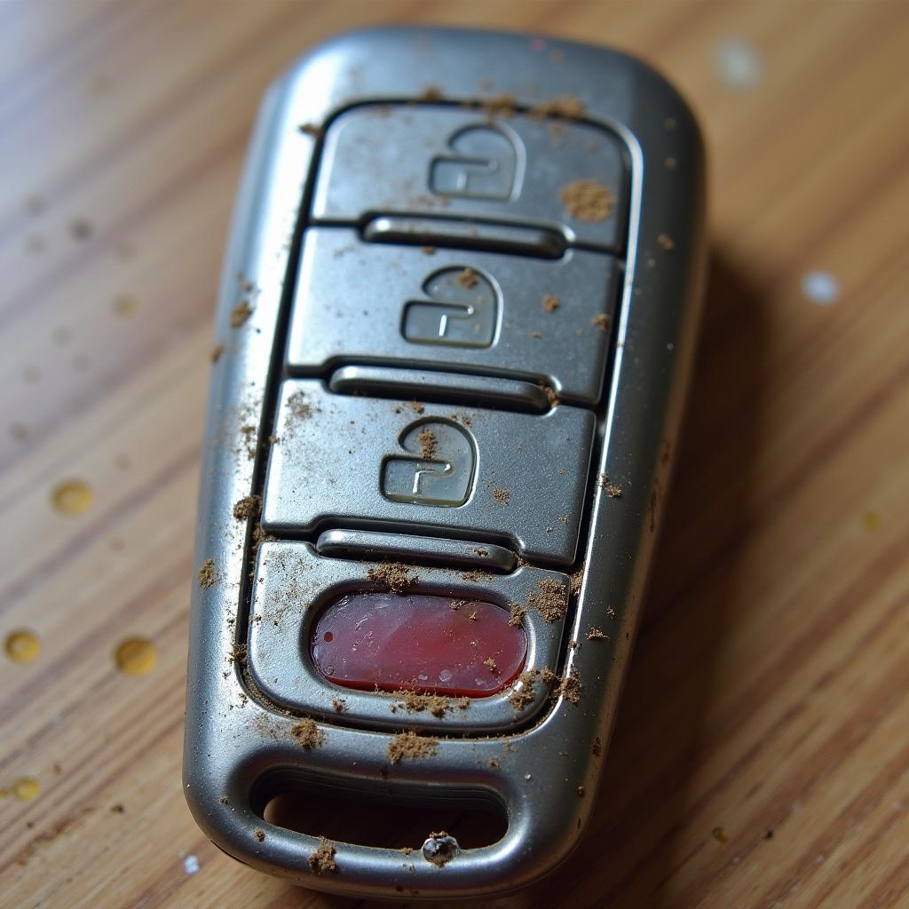 Worn Cadillac Key Fob Shell