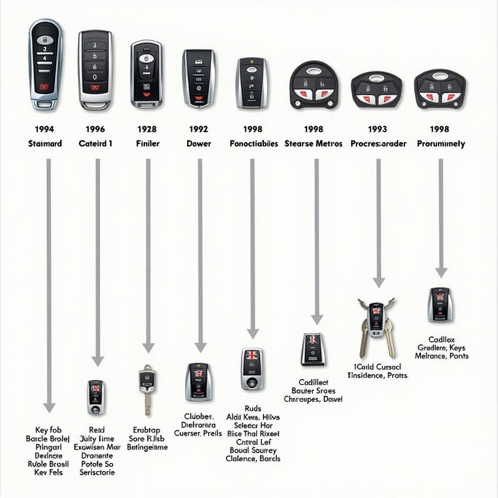 Types of Cadillac Key Fobs