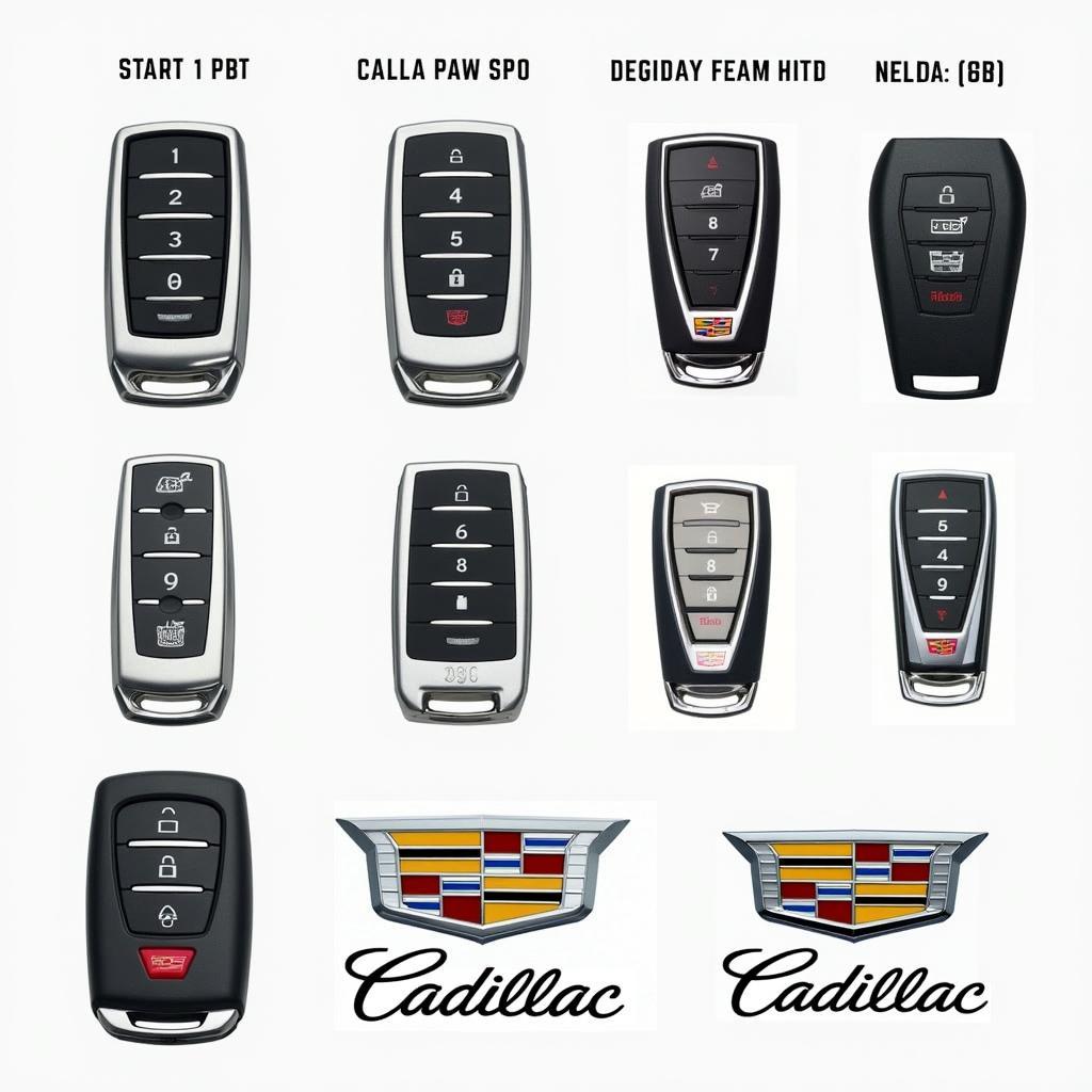 Different Types of Cadillac Key Fobs