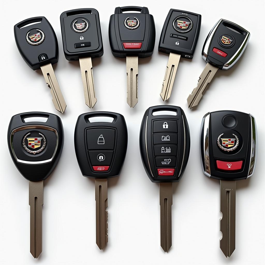 Different Cadillac Key Fob Types