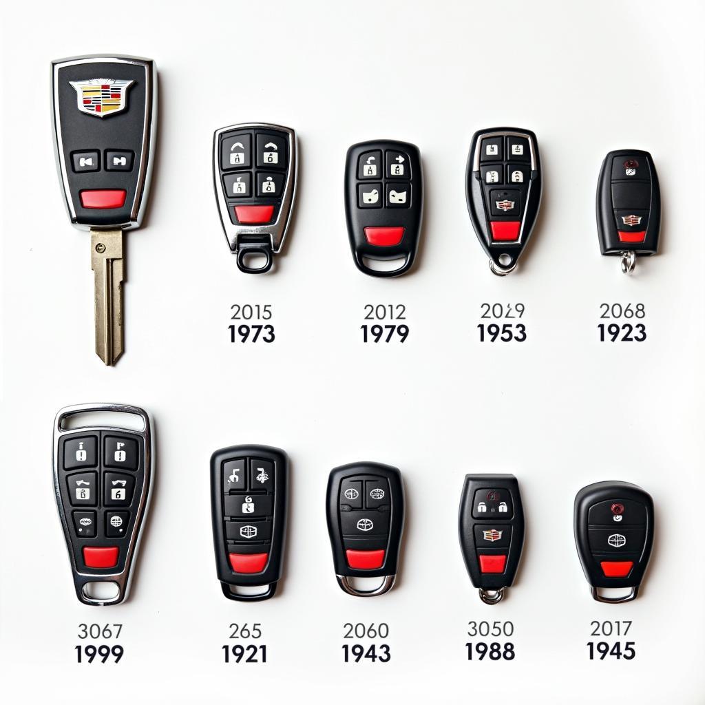 Different Cadillac Key Fob Types