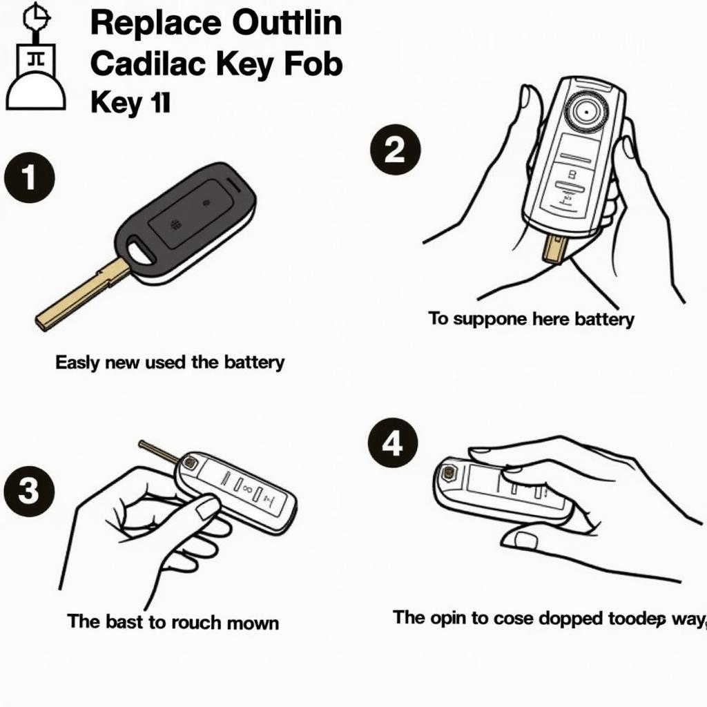 Cadillac SRX Key Fob Battery Replacement Steps