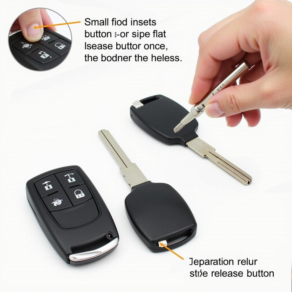 Opening a Cadillac SRX Key Fob