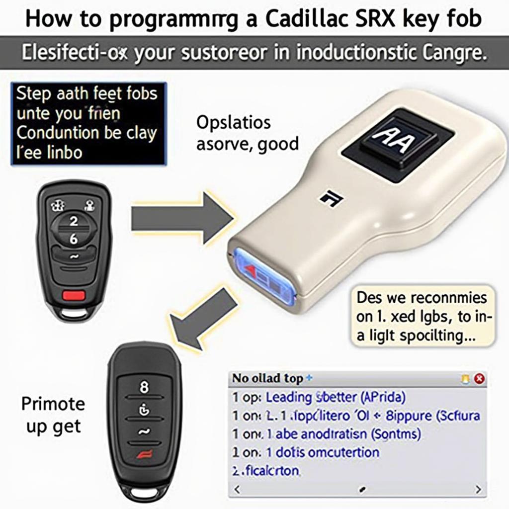 Programming a Cadillac SRX Key Fob