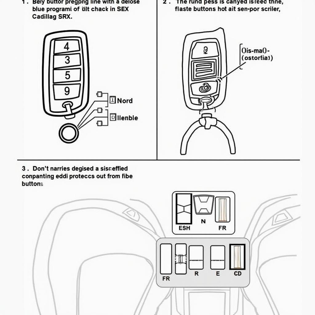 Cadillac SRX Key Fob Programming Process