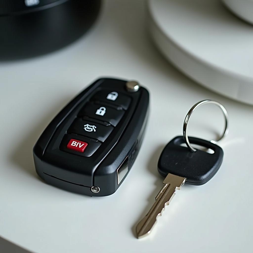 Cadillac SRX Key Fob and Spare Key