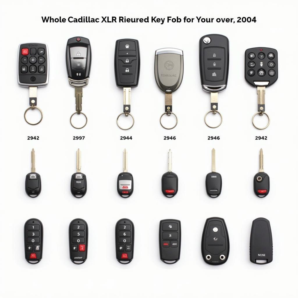 Different Cadillac XLR Key Fobs and Their Compatibility