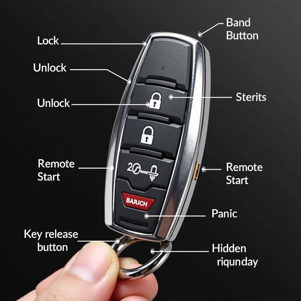 Cadillac XT6 Key Fob Features