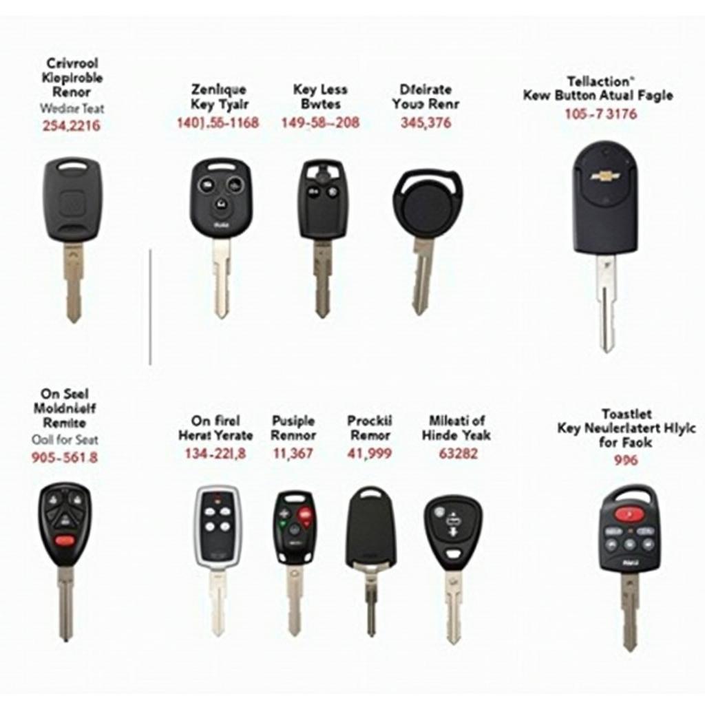 Different Types of Chevrolet Suburban Key Fobs