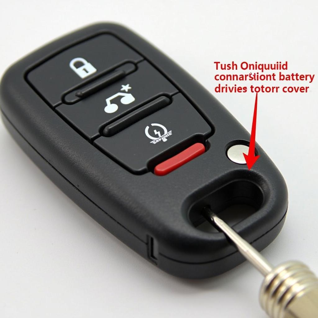 Chevy Colorado Key Fob Battery Location