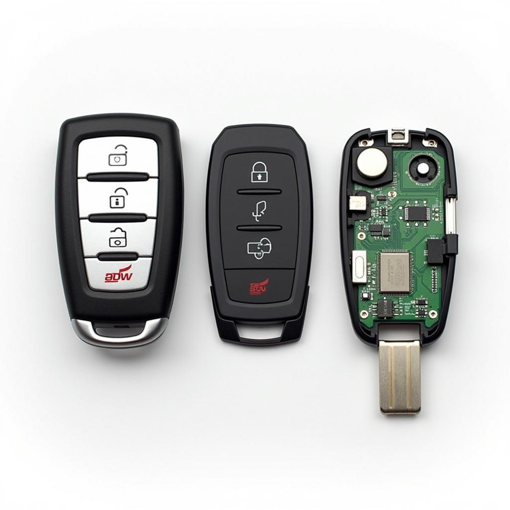 2019 Chevy Equinox Key Fob Components: A Detailed View of the Physical Key, Buttons, and Internal Electronics