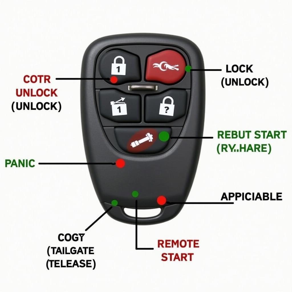 Functions of a Chevy Equinox Key Fob